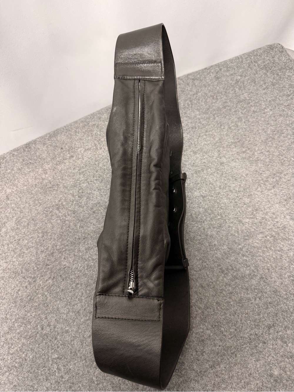 COS Black Leather Crescent Sling Crossbody Shoulder Bag - Picture 10 of 14